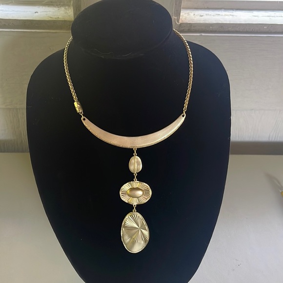 Chico's Jewelry - Chicos gold tone Y Necklace, NWT